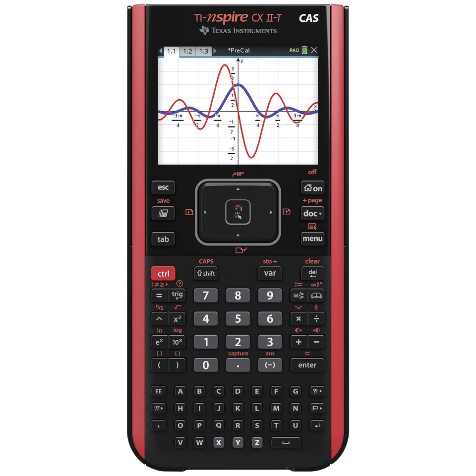 Texas kalkulaator CX II-T CAS Instruments TI Nspire Calculator, must