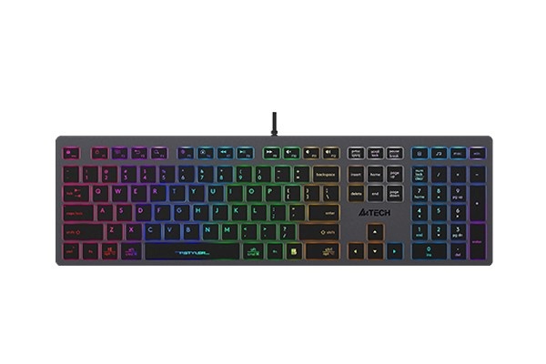 A4Tech klaviatuur Keyboard FStyler FX60H (Neon Backlit)