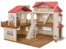 Sylvanian Families Village House with punane Roof | 5708SYL | Plastic