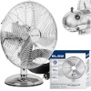 Blow ventilaator 12"/30cm 50W hõbedane Metal Desk Fan