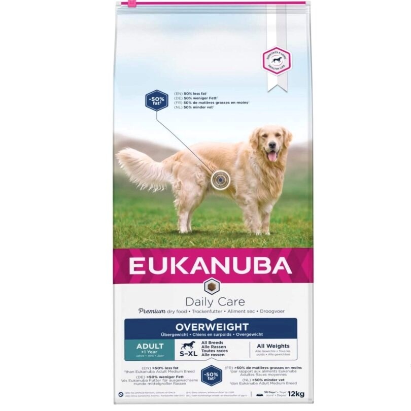 Eukanuba kuivtoit koerale Special Care Overweight Adult All Breed – Dry Dog Food– 12kg