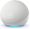 Amazon nutikõlar Echo Dot 5 with Clock Glacier White, valge