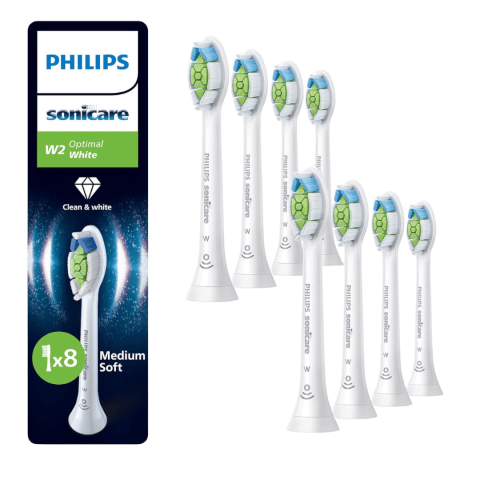 Philips lisaharjad HX6068/87 Sonicare Optimal Brush Heads, 8tk, valge