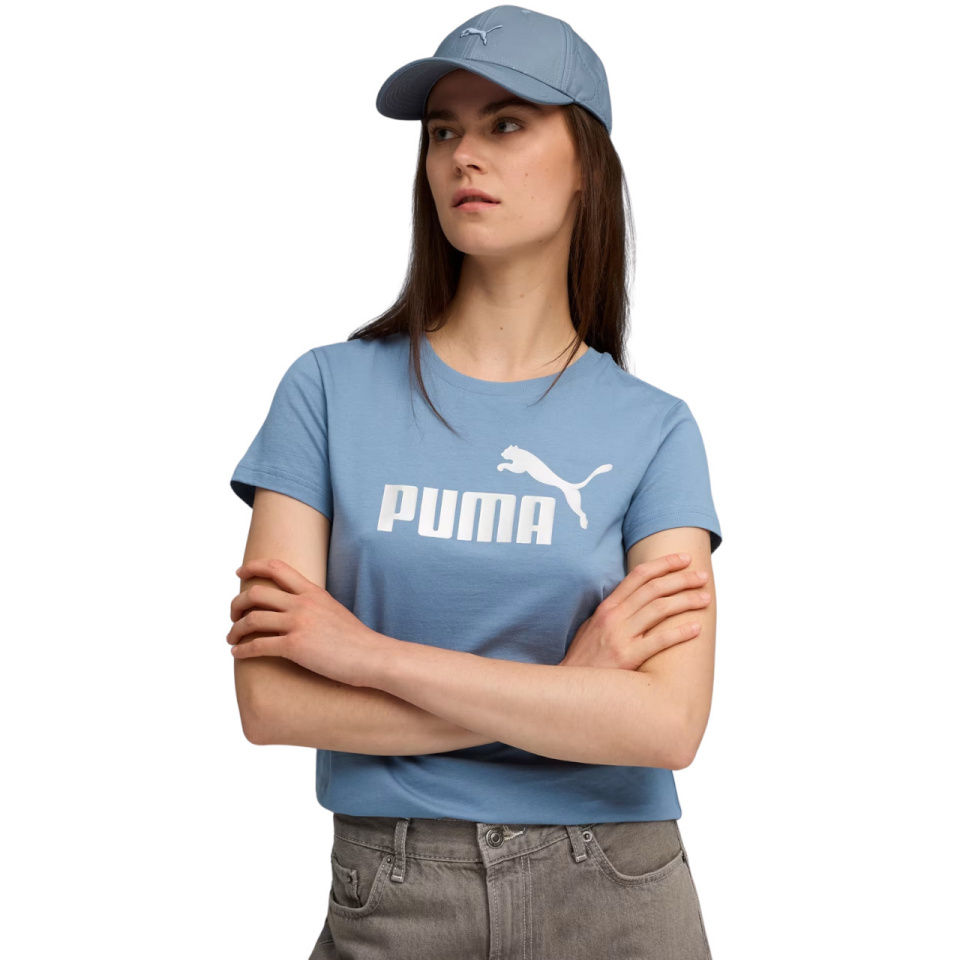 Puma T-särk naistele Ess Metallic No.1 Logo sinine 631536 34 suurus L