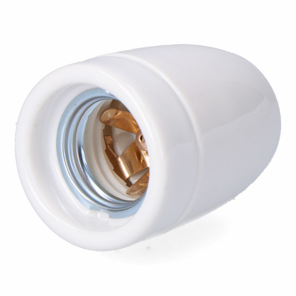 F-line Lambihoidik valge 100 W E27 Vintage