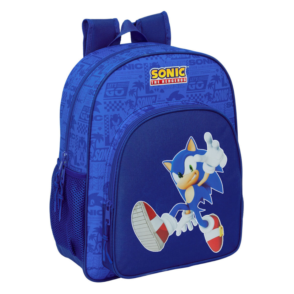 Sonic seljakott sinine 32x38x12cm
