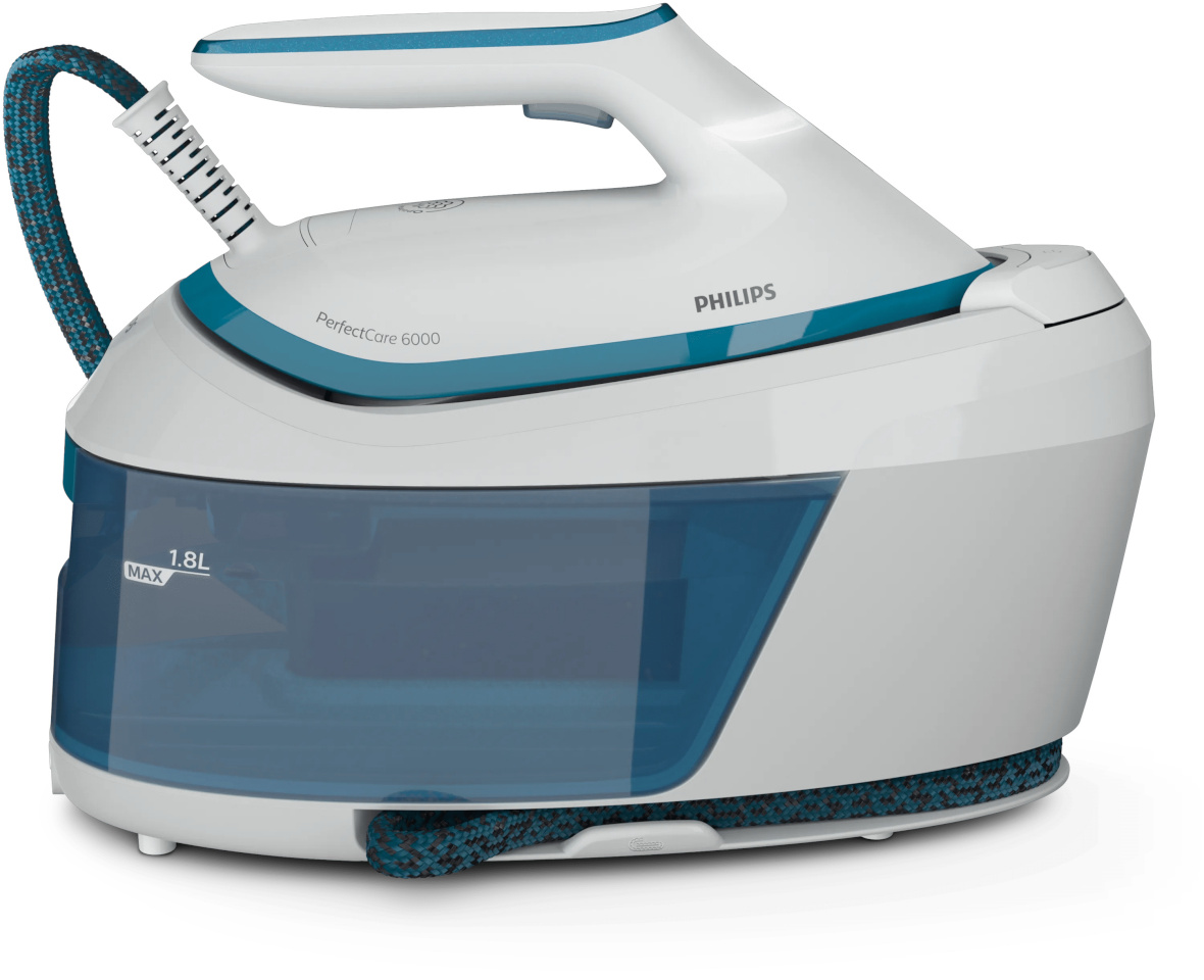 Philips triikimissüsteem PSG6022/20 Series 6000 PerfectCare Ironing Station, valge/sinine