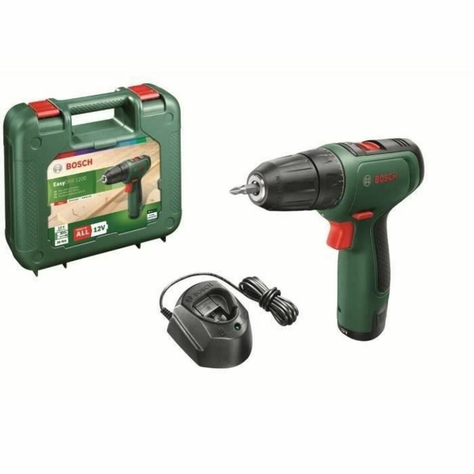 BOSCH akutrell-kruvikeeraja Easydrill 1200, 2x1.5Ah 06039D3007 