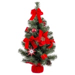 BGB Christmas jõuluehe punane roheline Plastmass Materjal Jõulupuu 60 cm