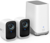 Anker turvakaamera eufyCam 3C Surveillance System with Two Cameras, 4K Resolution, valge