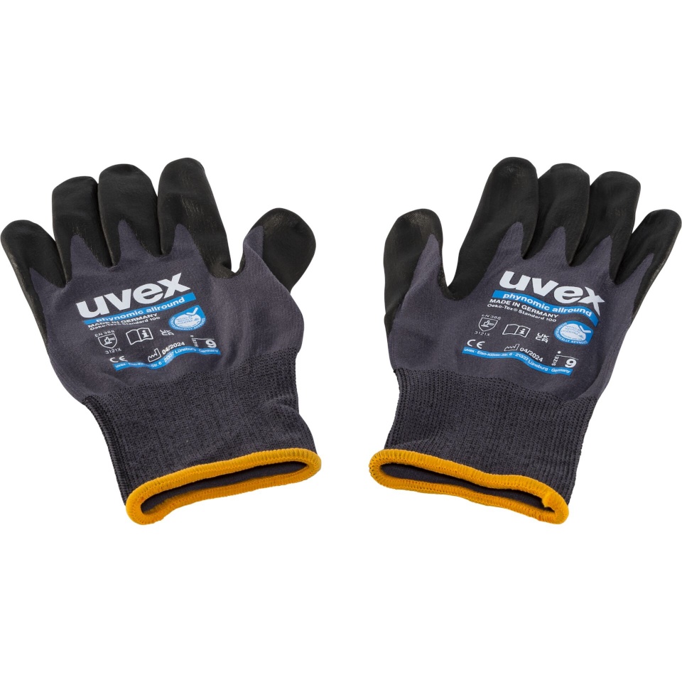 Uvex töökindad Phynomic allround, suurus 09