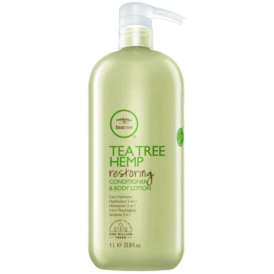Paul Mitchell palsam TEA TREE Hemp Restoring Conditioner & Body Lotion 1000ml, unisex