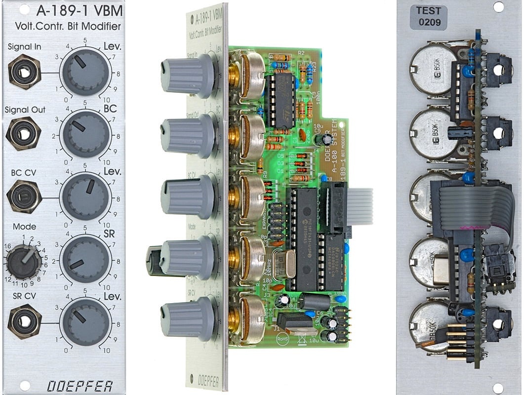 Doepfer A-189-1 pingega juhitav bittide modifitseerija / bittide purustaja Euroracki moodul