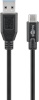 Goobay Sync & Charge Super Speed 73141 3 m, must, USB 3.0 type A (male), USB -C