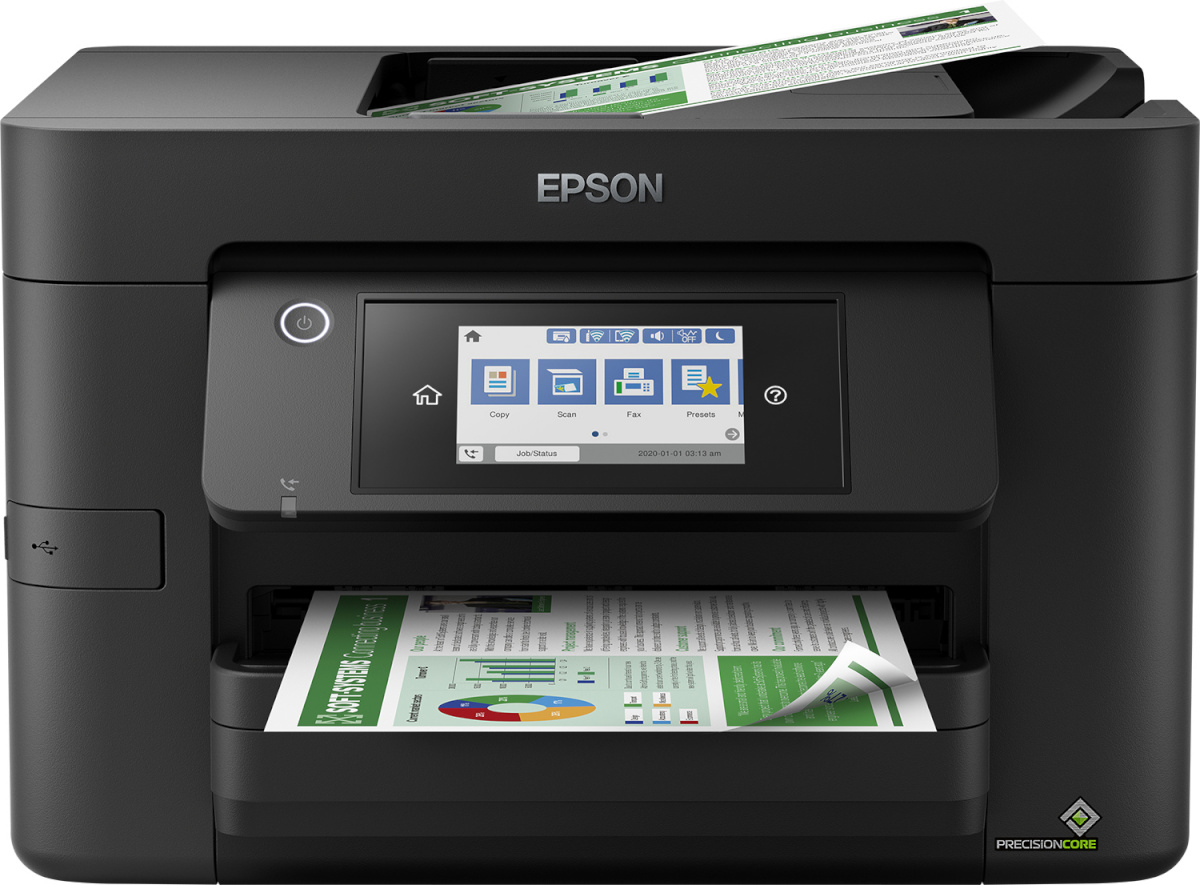 Epson multifunktsionaalne tindiprinter WorkForce WF-4820DWF, must