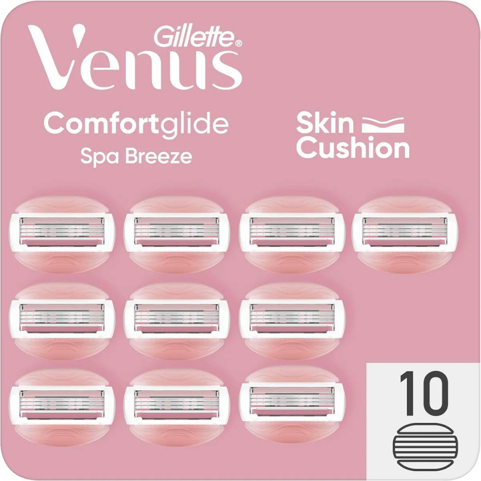 Gillette varuterad Venus ComfortGlide Spa Breeze, 10tk
