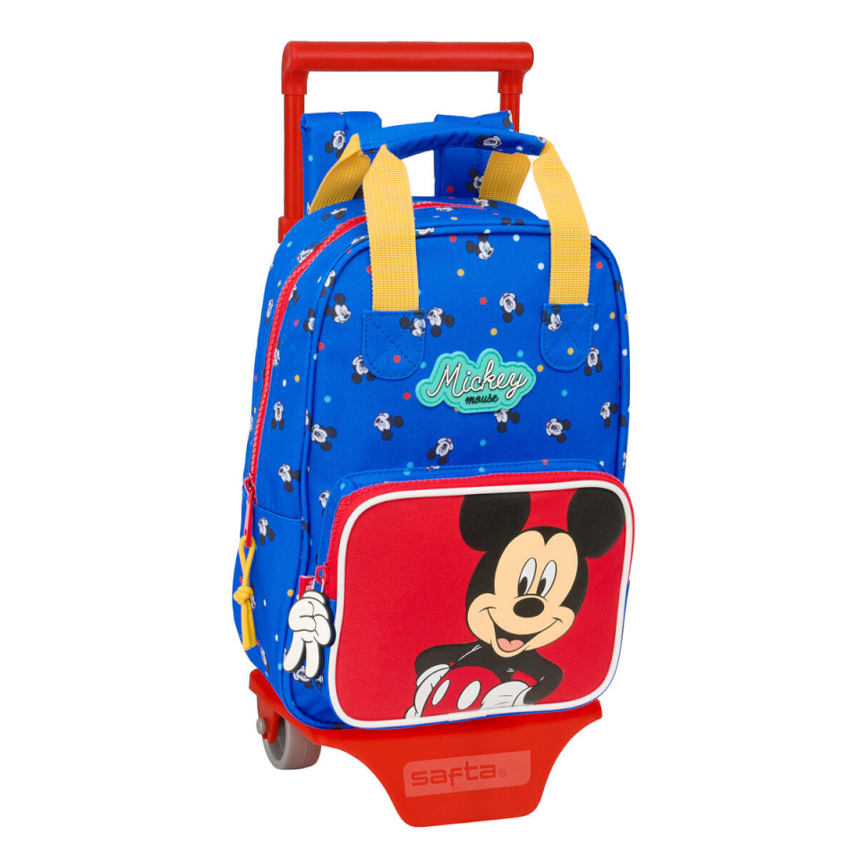 Disney Clubhouse ratastega koolikott Good day sinine 20x28x8cm
