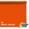 Superior taust Background Paper 39 Bright Orange 1.35x11m