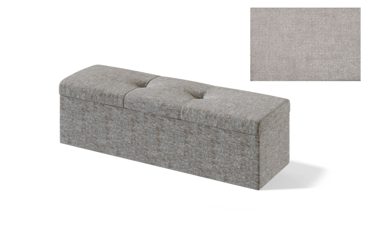 Sleepwell jalutsikast kontinentaalvoodile RED/BLACK ULVASEN, 120x47x50cm, BOLSHOI helehall