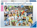 Ravensburger pusle 1000-osaline pets in podróży