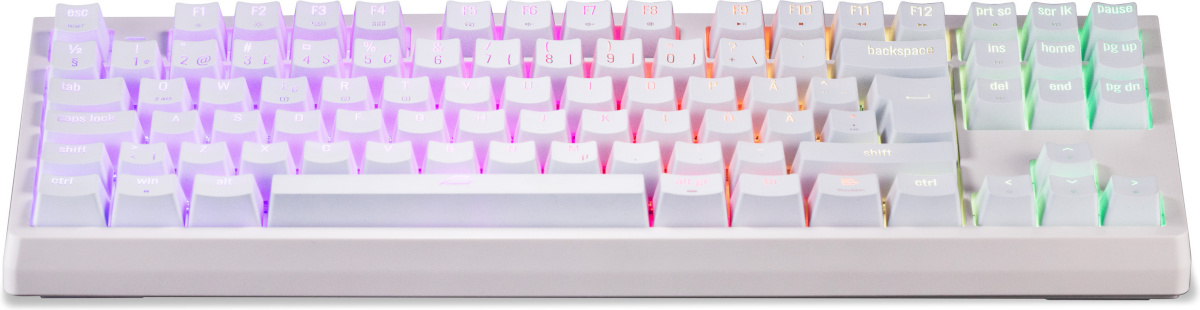 Blackstorm klaviatuur Serenity TKL RGB, hot swap Gateron Linear lülitid