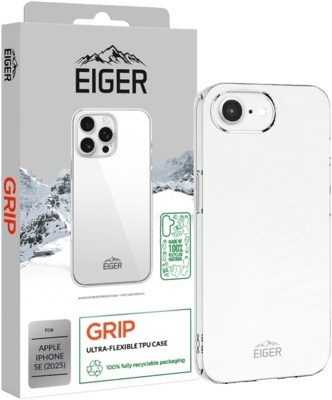 Eiger kaitsekest Grip Case GRS iPhone SE (2025) Transparent, läbipaistev