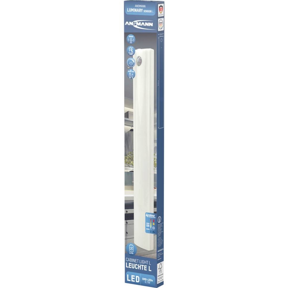 Ansmann liikumisanduriga valgusti Cabinet LED Light, L 35cm