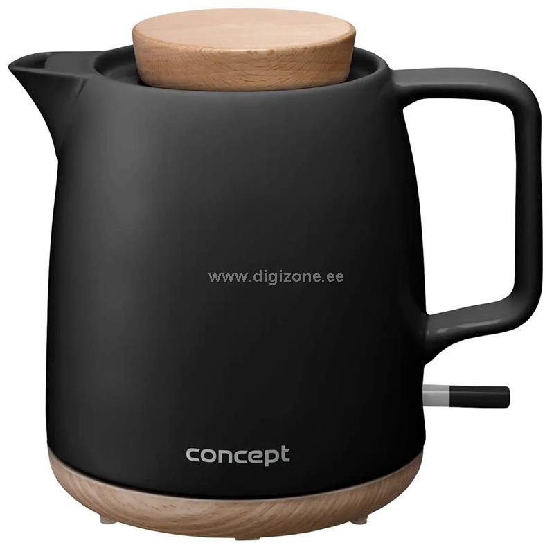 Concept veekeetja RK0086 Kettle, 1200W, 1L, must