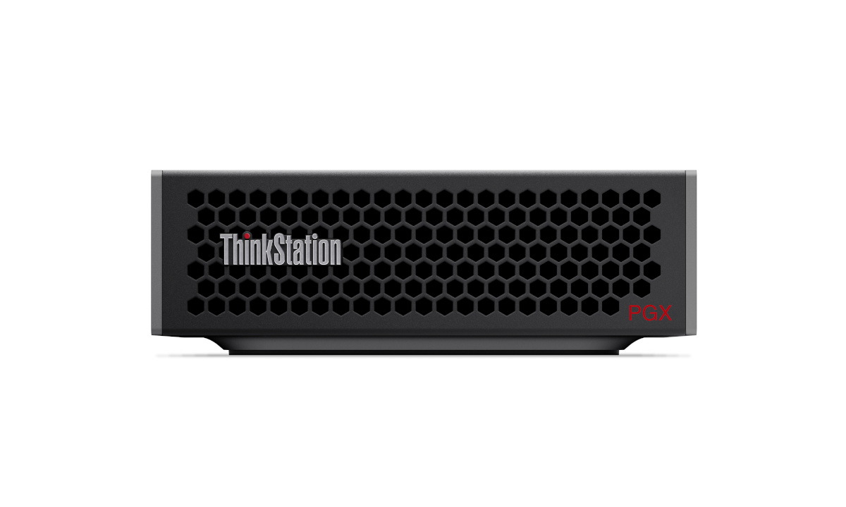 Lenovo lauaarvuti ThinkStation PGX NVIDIA GB10 Grace Blackwell Superchip / 128GB / 1TB / NVIDIA Blackwell Architecture / NVIDIA DGX OS / 1Y Warranty |