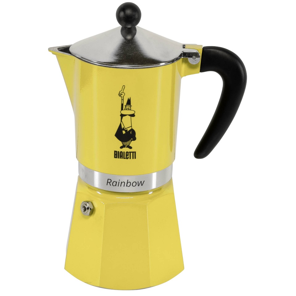 Bialetti espressokann RAINBOW 6TZ, kollane
