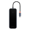 Baseus USB jagaja Hub 6in1 AcmeJoy series USB-C to 2xUSB 3.0 + USB 2.0 + USB-C PD + HDMI + RJ45 (dark hall)