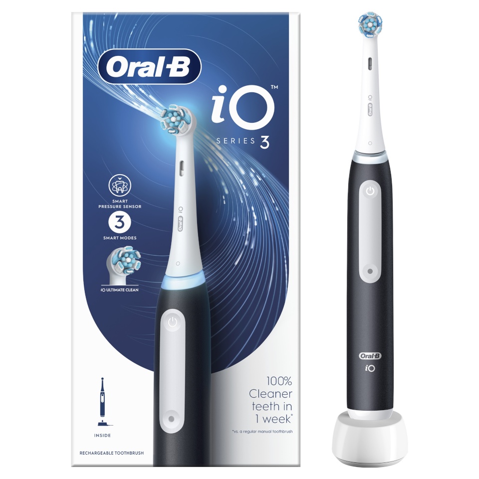 Braun elektriline hambahari Oral-B iO Series 3 Matt Black, must