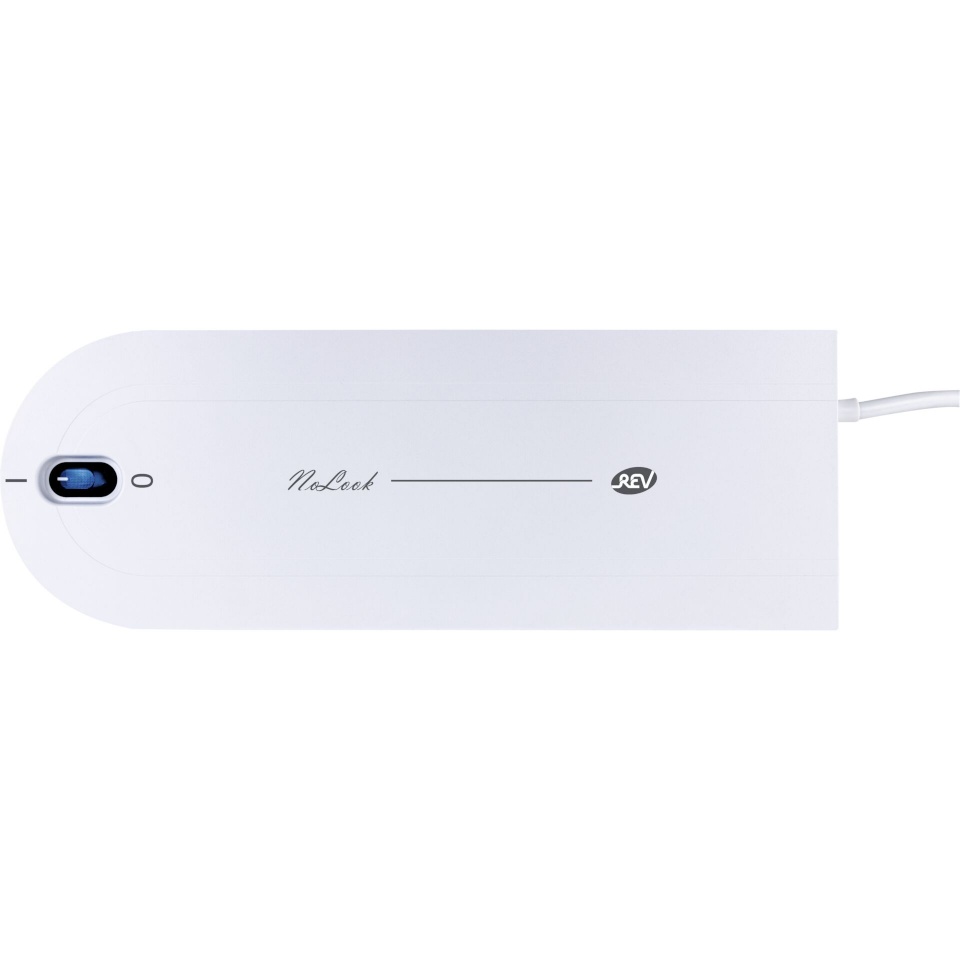 REV pikendusjuhe NoLook 4-way Power Strip with Switch, valge