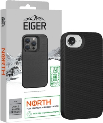 Eiger kaitsekest North Case GRS iPhone SE (2025) must