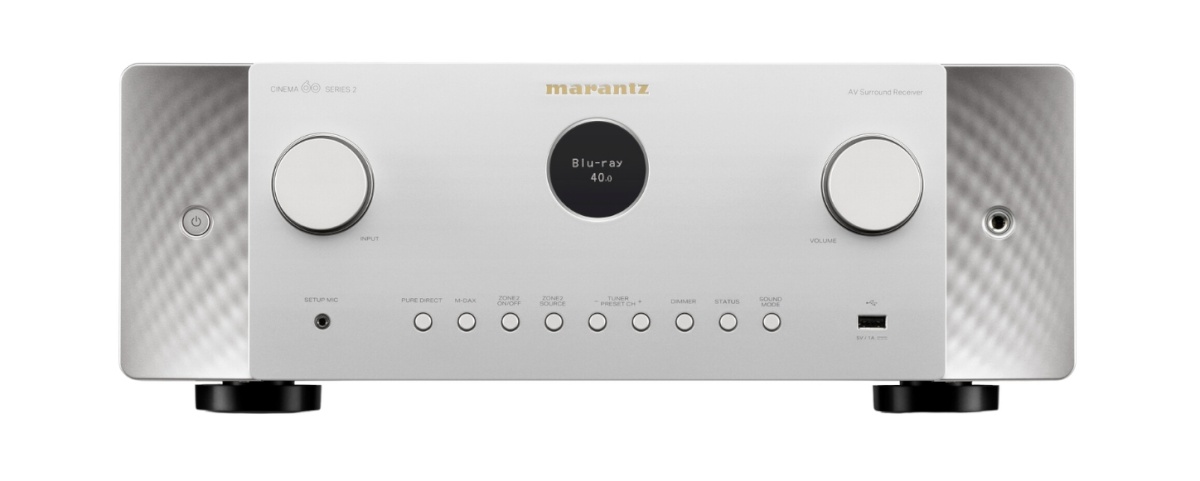 Marantz AV ressiiver Cinema 60DAB Series 2, 7.2 kanalit, hõbe