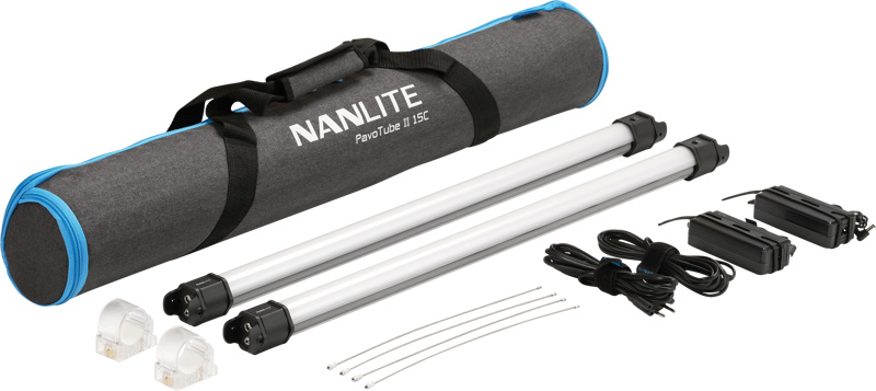 Nanlite toruvalgusti Pavotube II 15C LED RGBWW Tube Light 2 Light Kit