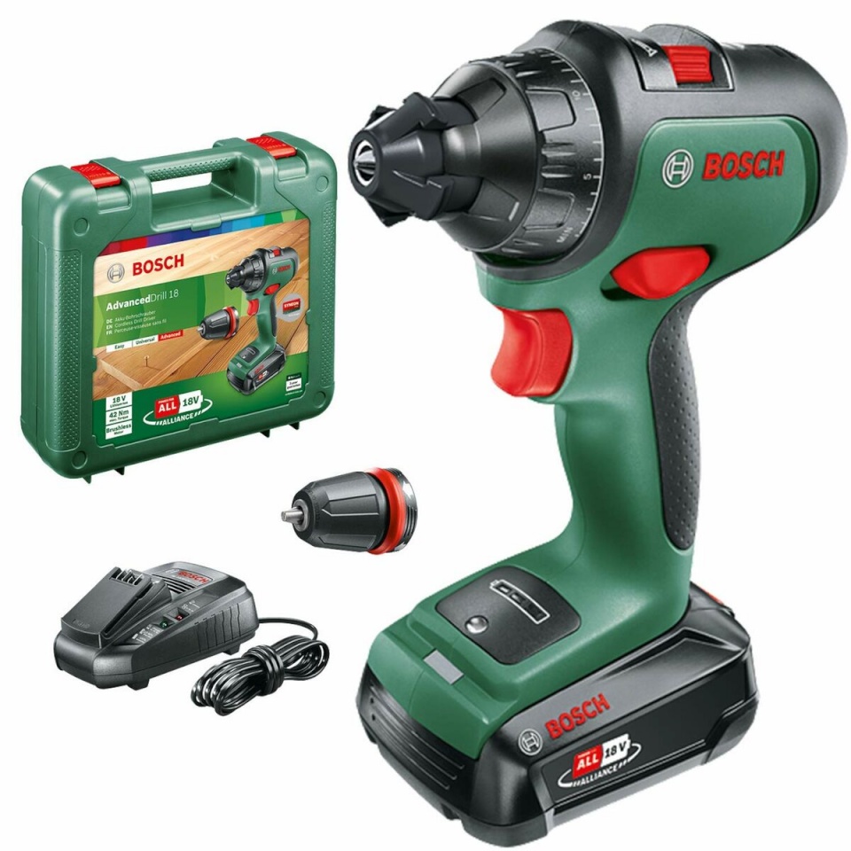 BOSCH Puuriajamid AdvancedDrill 18 18 V 36 Nm