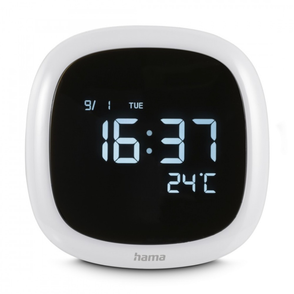 Hama äratuskell Bora Bora Alarm Clock, valge