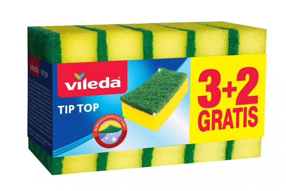 Vileda puhastustarvikud Sponge Scourer Tip-Top, 5tk