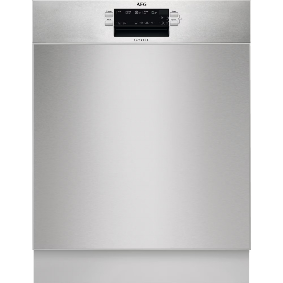 AEG nõudepesumasin FUS5360CZM SatelliteClean 6000 Built-in Dishwasher, hõbedane