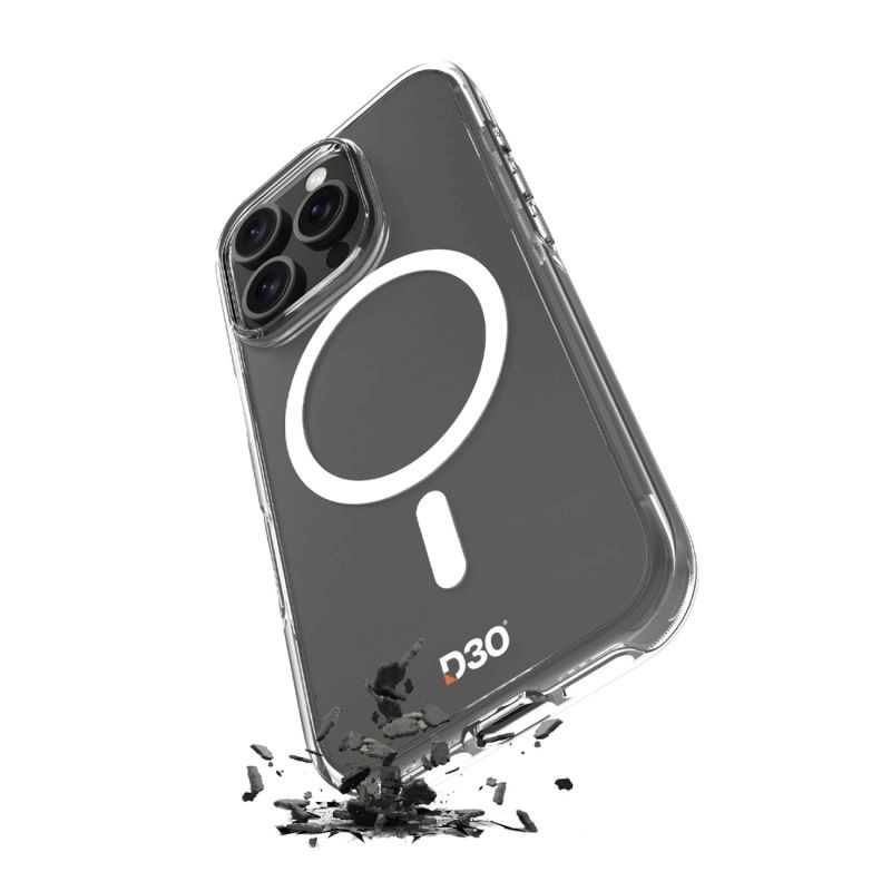 Puro Impact Clear Case MagSafe Silicone Case for iPhone 16 Pro Max - Transparent