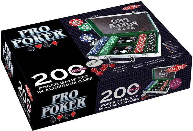 Tactic kaardimäng Pro Poker Aluminium Case, 200 chips