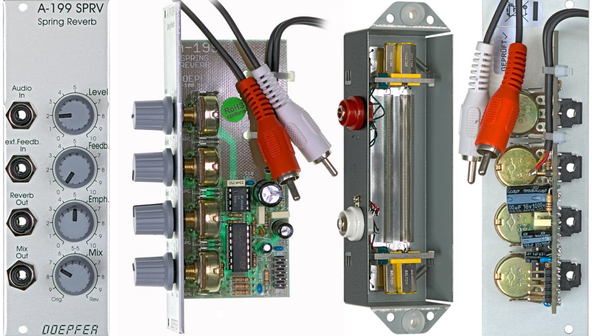 Doepfer A-199 Federhall / Spring Reverb Eurorack moodul