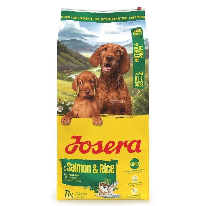 Josera kuivtoit koerale Mother & Puppy Salmon & Rice, 12,5kg