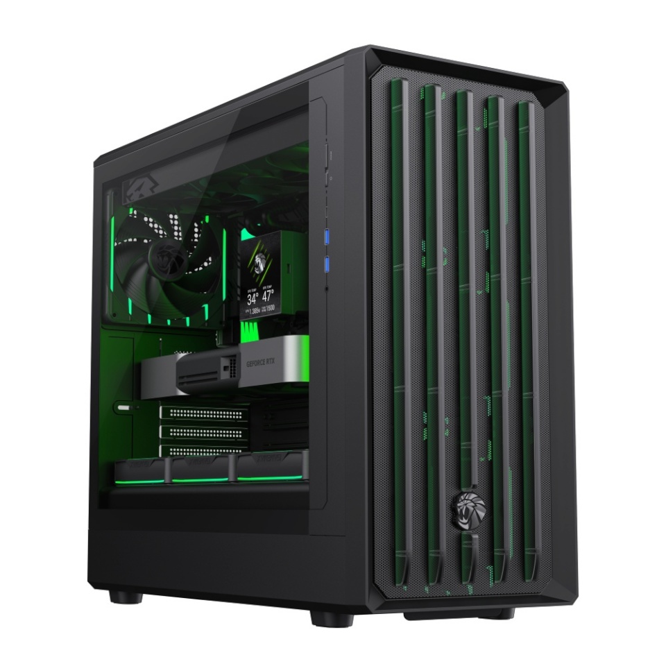 Gamemax korpus Case | CLAW 460 BK | must | Mid-Tower | Power supply included No