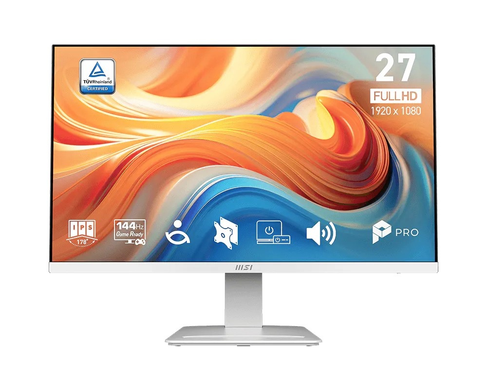 MSI monitor 27 inch PRO MP273W E14A LED/FHD/FLAT/144Hz/valge