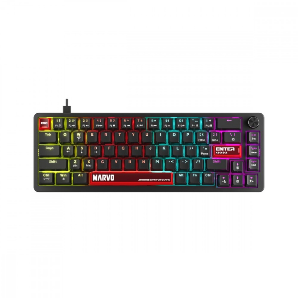 MARVO klaviatuur Mechanical Keyboard Arma 67 Wired