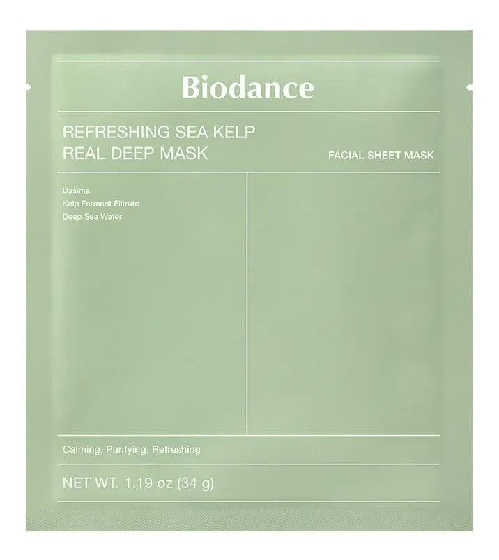 Biodance näomask Sea Kelp Refreshing Real Deep Mask 34g, unisex