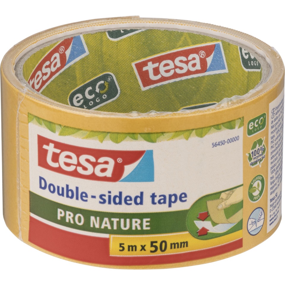 Tesa kahepoolne teip Double-Sided Tape 5m x 50mm eco 56450