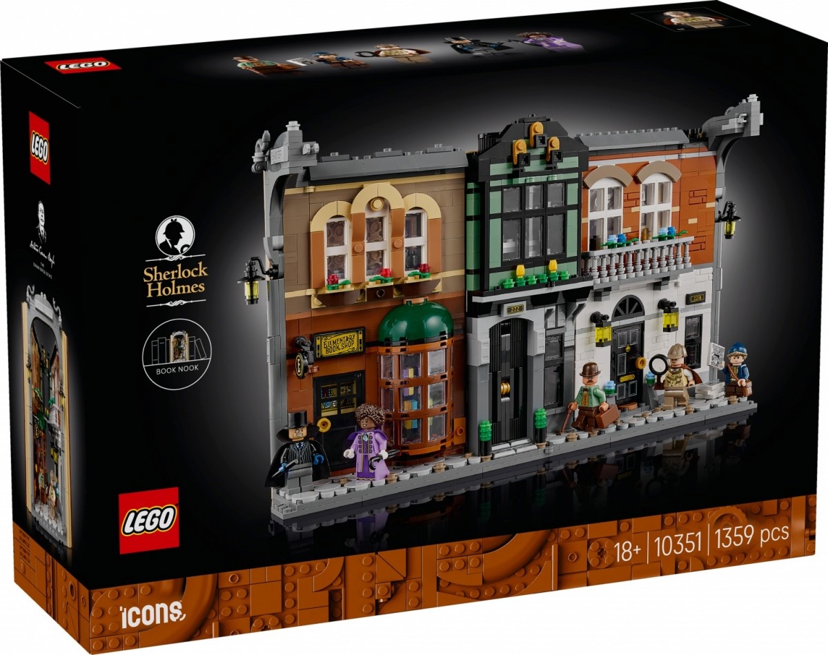 Lego klotsid Blocks Icons 10351 Sherlock Holmes: Book nook
